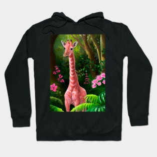 Pink Giraffe Hoodie